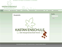 Tablet Screenshot of kastanienschule.schulen-hennef.de